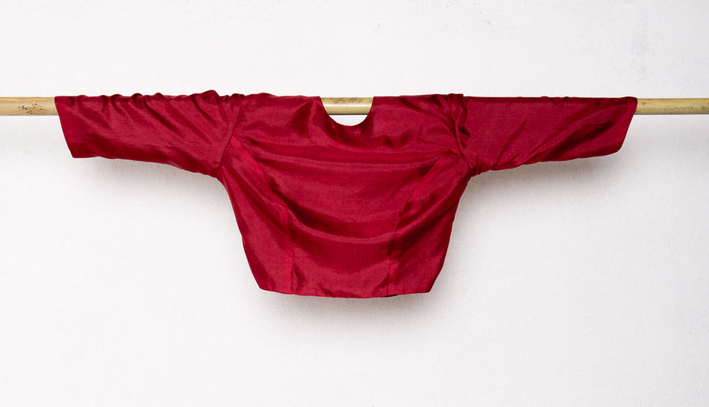 Calantha's Maroon Blouse